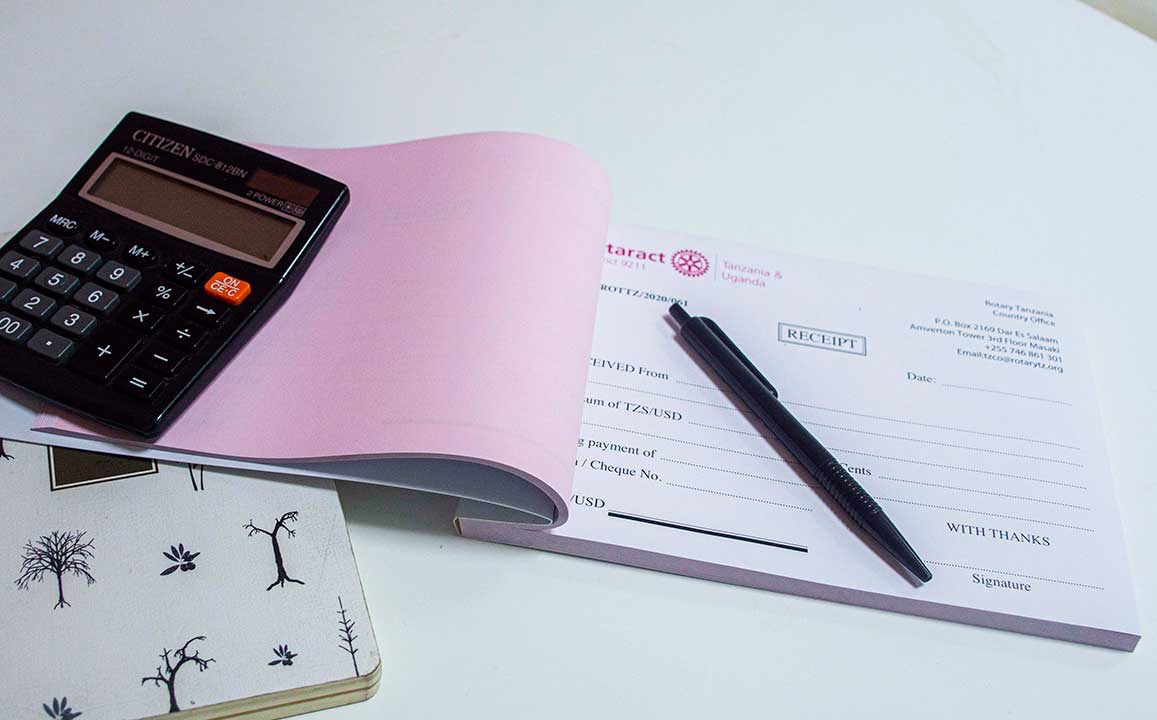 Receipt Book Printing