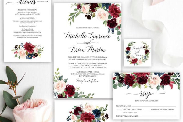 Invitation cards printing